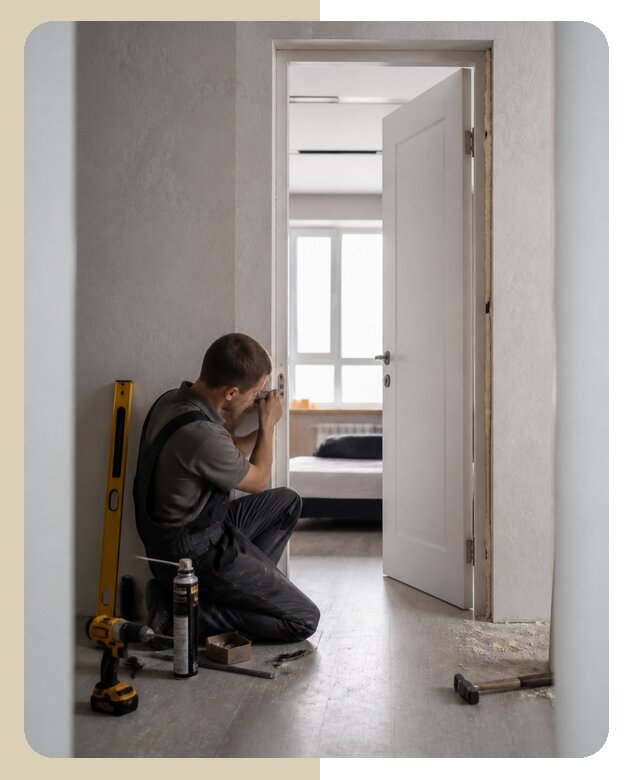 Профессиональная установка эмалированной двери в Ангарске