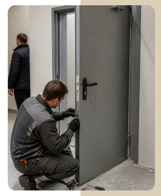 Ремонт противопожарной двери в Ангарске по цене 6678 р. | ДвериЛегко-Нгр