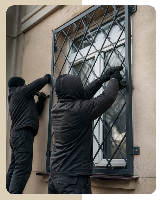 Установка антивандальных решеток на окна в Ангарске